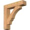 Ekena Millwork Balboa Block Smooth Bracket w/ Offset Brace, Western Red Cedar, 7 1/2"W x 34"D x 34"H BKT0806X34X34BOA05SWR - alternate 1
